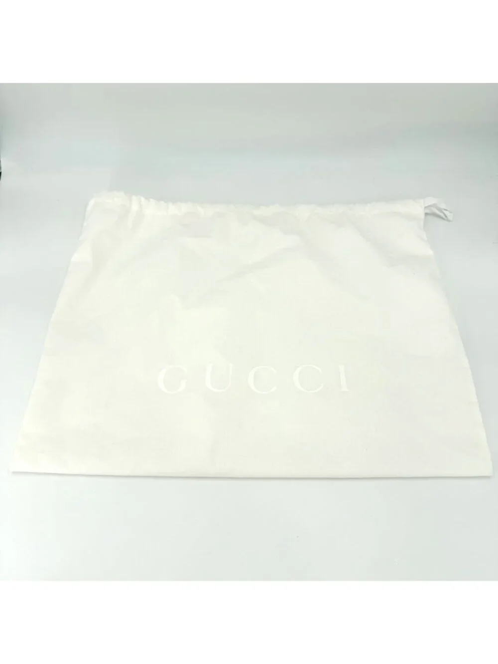 Gucci Belt Bag Logo Shoulder Crossbody Nylon Black Silver